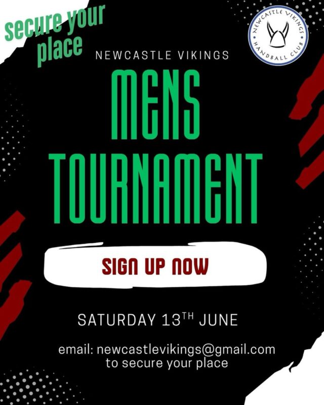 Come and join our men’s team in a small end of season tournament at Benfield in Newcastle upon Tyne, Saturday 13th June. Sign up now to secure a place! @englandhandball @sheffieldhandballclub @tryst77hc @livingston_handball @traffordhandball @kelvinside_handball_club @scothandball @edinburghhandball