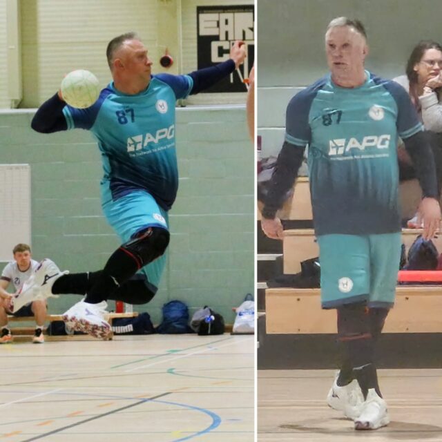 Congratulations to our Polish superstar Marian Machel, returning from injury today off the bench and striking 6 goals to become our Vikings men's all-time top goalscorer with 119 goals in just 14 matches over 3 seasons, at a fantastic average 8.5 goals per game strike rate 🤾‍♂️🤩 Go Marian 🇵🇱💙🩵